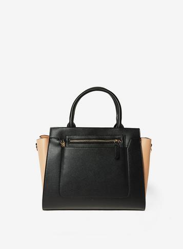 Dorothy Perkins Black Winged Workwear Tote Bag