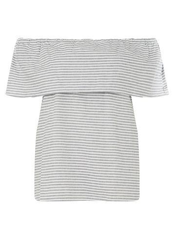 Dorothy Perkins *vila Dusky Purple Frill Top