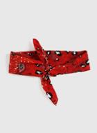Dorothy Perkins Red Paisley Print Tie Headband
