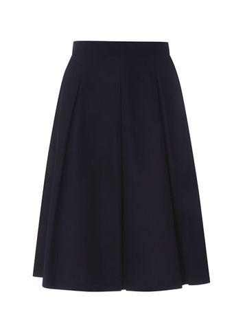 Dorothy Perkins Navy Cotton Full Skirt