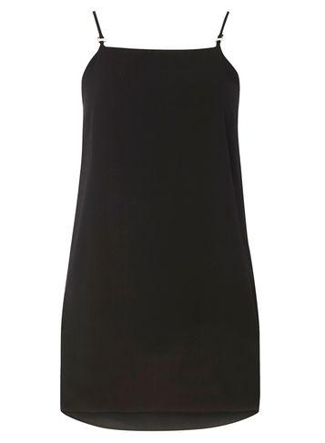 Dorothy Perkins Black Long Line Detail Cami Top