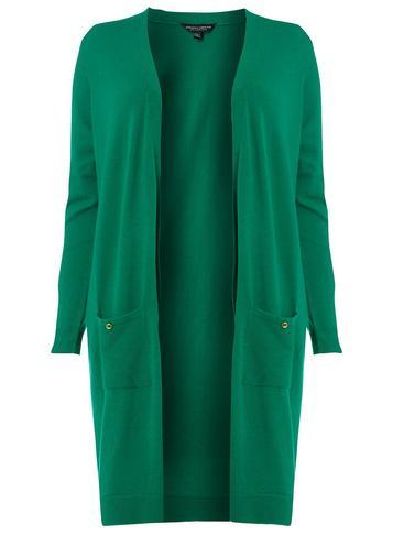 Dorothy Perkins *dp Curve Green Button Cardigan