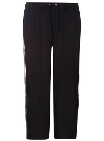 Dorothy Perkins Black Wide Leg Cropped Trousers