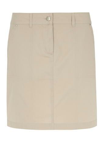 Dorothy Perkins Stone Cotton Poplin Skirt