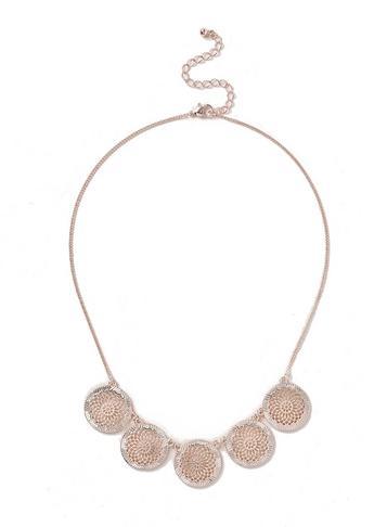 Dorothy Perkins Filigree Coin Necklace