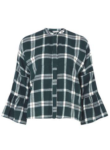 Dorothy Perkins *noisy May Green Bell Sleeve Shirt