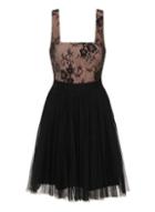 Dorothy Perkins *little Mistress Black Lace Mini Dress