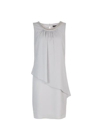 *billie & Blossom Grey Trapeze Dress