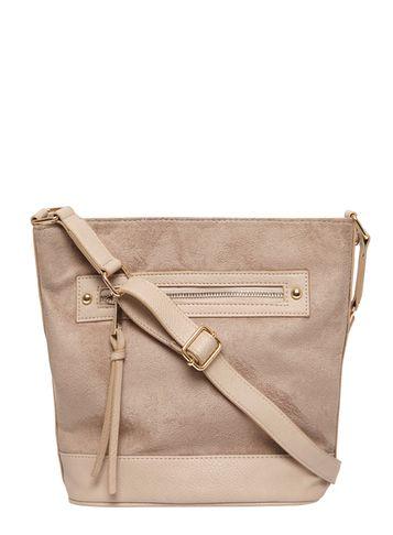 Dorothy Perkins Grey Zip Bucket Bag