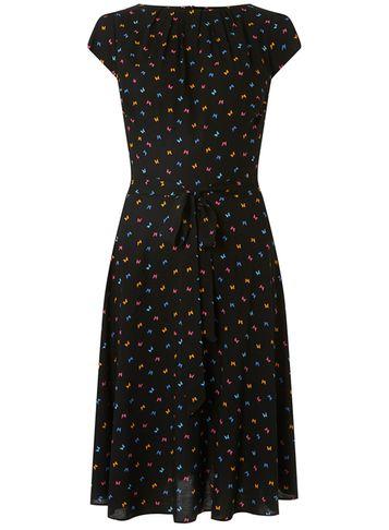 Dorothy Perkins *billie & Blossom Tall Black Butterfly Dress