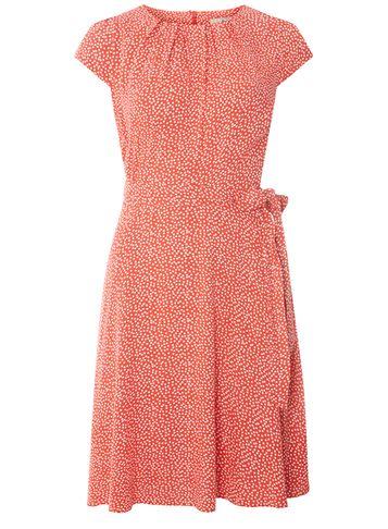 Dorothy Perkins *billie & Blossom Petite Red Spot Print Skater Dress