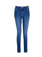 Dorothy Perkins *tall Blue Frankie Denim Super Skinny Ankle Grazer Jeans