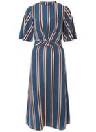 Dorothy Perkins *tall Multi Striped Wrap Dress