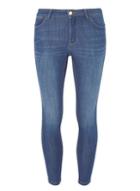 Dorothy Perkins Petite Mid Wash High Waisted 'bailey' Jeans