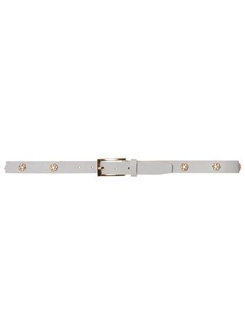 Dorothy Perkins Grey Flower Trim Belt