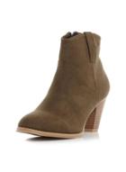 Dorothy Perkins * Head Over Heels Dune 'pacha' Green Ankle Boots