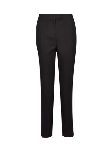 Dorothy Perkins Black Regular Textured Tapered Leg Trousers