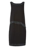 Dorothy Perkins *roman Originals Black Double Layered Dress