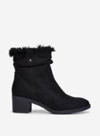 Dorothy Perkins Black 'moscow' Ruched Ankle Boots