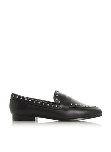 *head Over Heels By Dune Black 'gesta' Ladies Flat Shoes