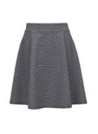 Dorothy Perkins Grey Check Flippy Mini Skirt