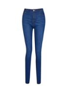 Dorothy Perkins *tall Blue Midwash 'ellis' The Classic Slim Fit Jeans