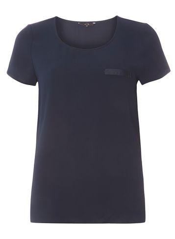 Dorothy Perkins *vero Moda Navy Pocket Detail Blouse