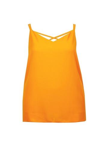 Dorothy Perkins *dp Curve Orange Cross Back Camisole Top