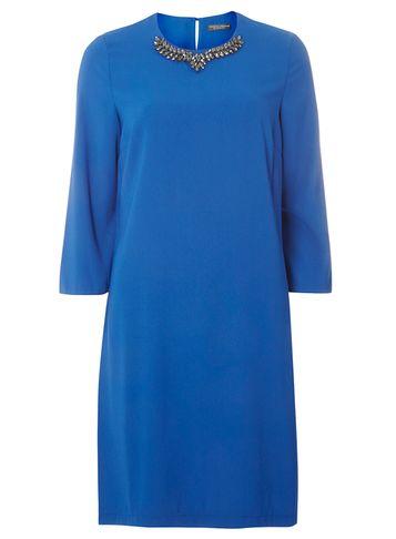Dorothy Perkins Cobalt Embellished Shift Dress
