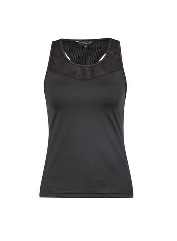 Dorothy Perkins Black Active Wear Mesh Panel Vest