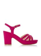 *head Over Heels By Dune Pink Jaclyn High Heel Sandals