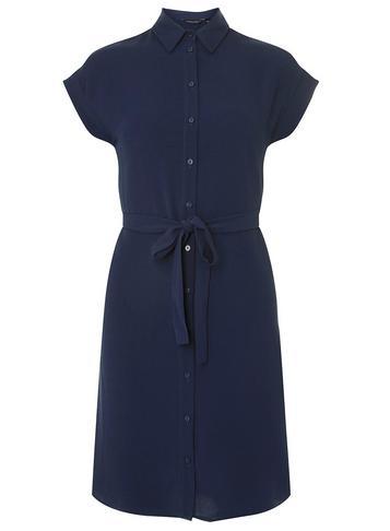 Dorothy Perkins Navy Shirt Dress