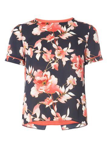 Dorothy Perkins Petite Floral Print T-shirt