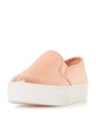 Dorothy Perkins *head Over Heels By Dune Rose Gold 'eisla' Trainers