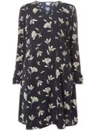 Dorothy Perkins *juna Rose Navy Floral Skater Dress