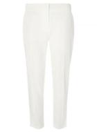 Dorothy Perkins Ivory Side Tab Ankle Grazer Trousers