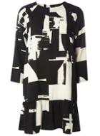 Dorothy Perkins *only Black Short Sleeve Graphic Print Dress
