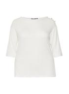 Dorothy Perkins *dp Curve Ivory Button Shoulder Top