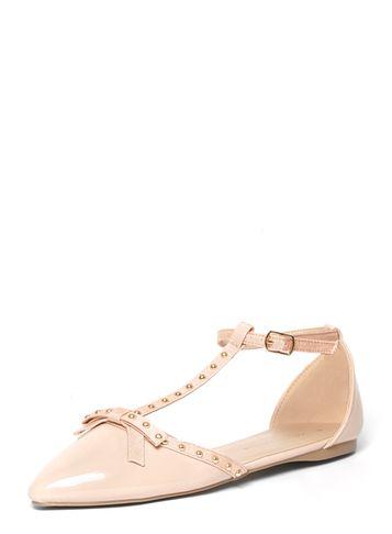 Dorothy Perkins Nude 'honour' Stud T-bar Pumps