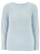 Dorothy Perkins Blue Bobble Stitch Jumper