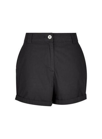 Dorothy Perkins Black Cotton Shorts