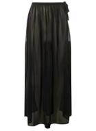 Dorothy Perkins *dp Beach Black Chiffon Tie Side Skirt