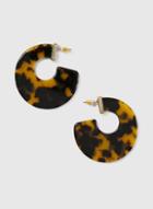 Dorothy Perkins Thick Tortoise Shell Earrings