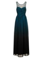 Dorothy Perkins Teal Dip Dye Maxi Dress