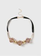 Dorothy Perkins Marbled Cube Necklace