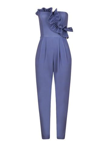 Dorothy Perkins *girls On Film Purple Jumpsuit