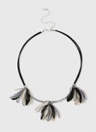 Dorothy Perkins Flower Cluster Collar Necklace