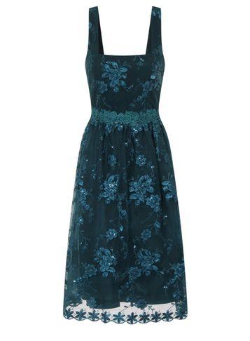 Dorothy Perkins *little Mistress Teal Dress