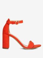 Dorothy Perkins Orange Shimmy Heeled Sandal