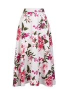 *billie & Blossom Grey Floral Print Skirt